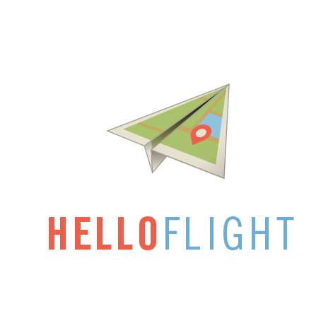 logo for Hello Flight, flight tracking website