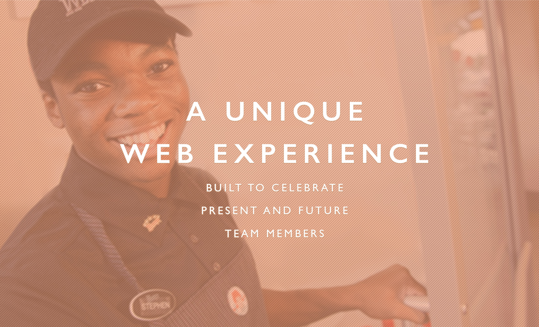 a unique web experience built to celebrate present and future team members