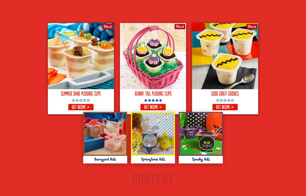 Snack Pack site content