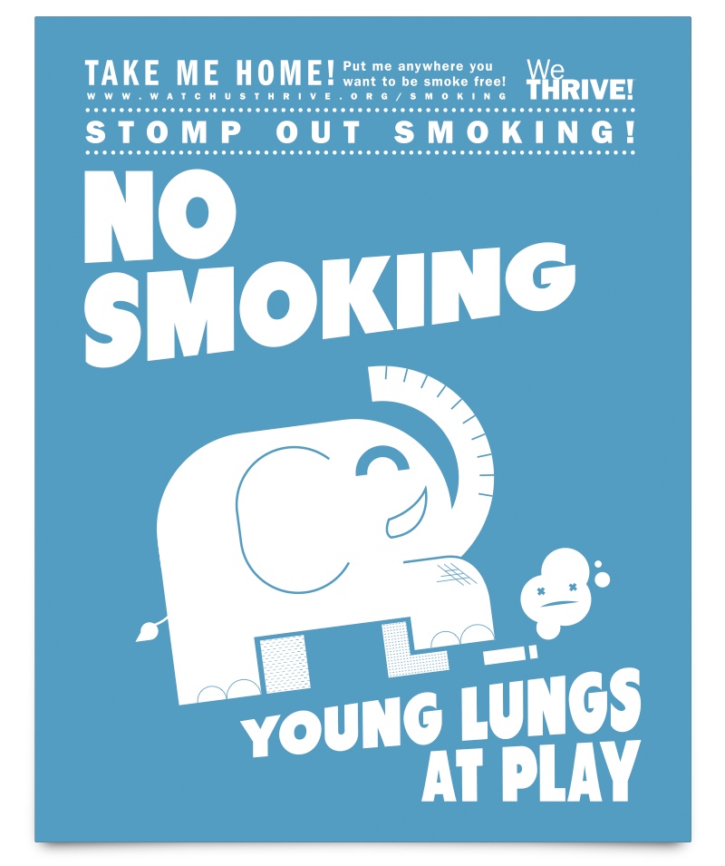 No Smoking, Young Lungs at Play poster 1