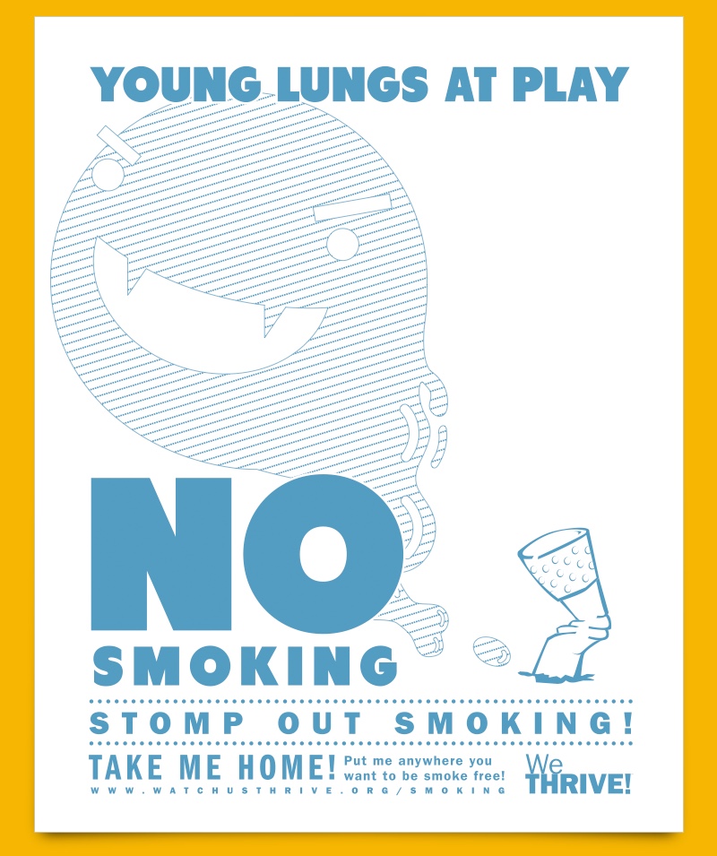 No Smoking, Young Lungs at Play poster 3