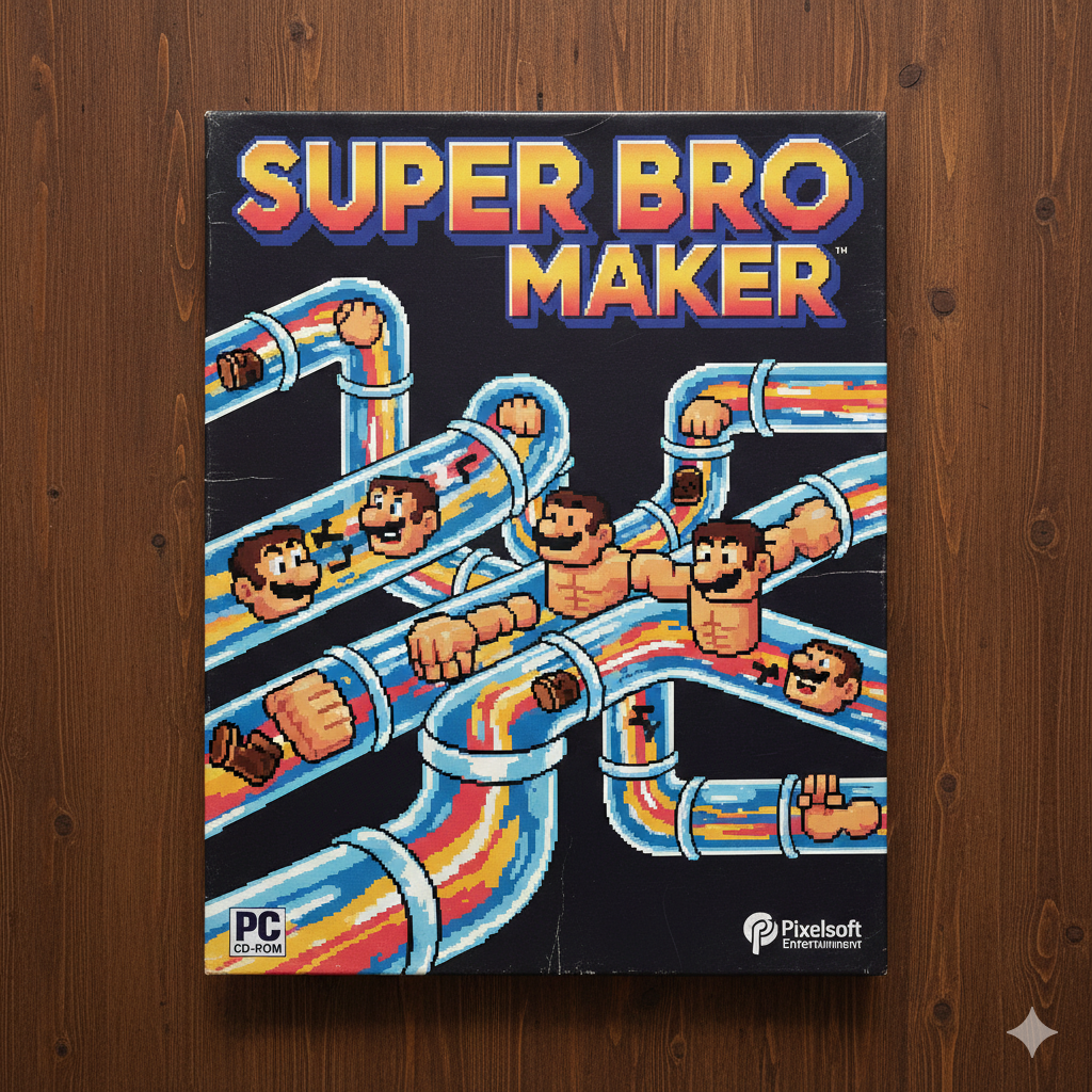super bro maker box art