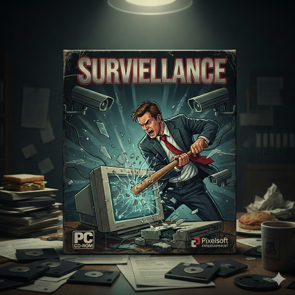 surveillance box art